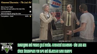 GTA V quotVinewood Souvenirs  The Last Actquot Strangers and Freaks Gold Medal [upl. by Leahcym291]