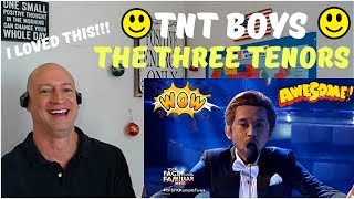 TNT BOYS as the THREE TENORS  O SOLE MIO  YFSFK 2018  REACTION YES [upl. by Itirahc]