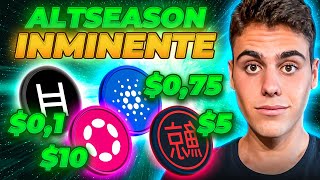 🔥imminente EXPLOSION de ALTCOINS con Altseason🔥perderas el tren [upl. by Spearman304]