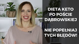 Post dr Dąbrowskiej  wychodzenie dietą keto [upl. by Ylesara]