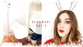 MOVING DAY amp FEELING FESTIVE I VLOGMAS DAY 1  ICOVETVLOGMAS [upl. by Kelsey]