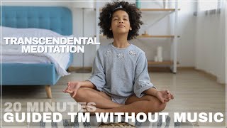 20 minute Transcendental Meditation TranscendentalMeditation GuidedTM TM [upl. by Allcot]