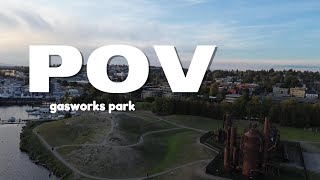 Gasworks park drone testing with Ben [upl. by Eceerahs]