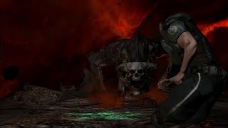 DOOM 3 BFG Edition Resurrection of Evil Nightmare Phobos Labs Revisited  Hell [upl. by Einahpet]