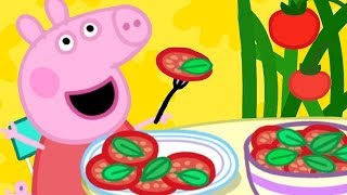 Peppa Pig Nederlands Compilatie Nieuwe Afleveringen 🍅 Lunch Met Peppa  Tekenfilm  Peppa de Big [upl. by Kachine657]