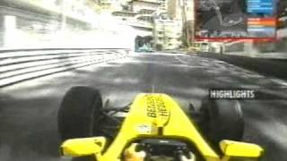 F1 2002 Monaco Takuma Sato crash [upl. by Timrek193]