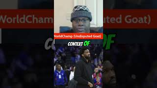 gglimpse234 on the situation with Embiid shoving a reporter joelembiid nba shorts media [upl. by Gilli118]