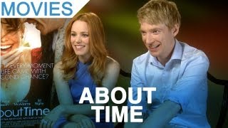 About Time Rachel McAdams amp Domhnall Gleeson interview [upl. by Adiasteb]