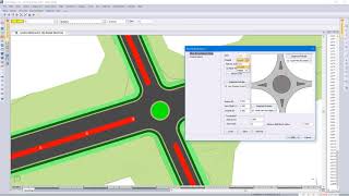 CIVIL DESIGNER FAQ  MiniRoundabouts  crowned and crossfall vertical grading [upl. by Kiley]