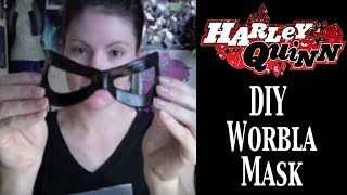 Harley Quinn Worbla Mask Tutorial [upl. by Ahsinom]