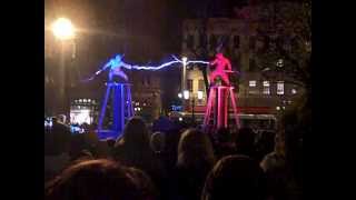 Two men  two Tesla coils  special suits  ELECTRICITY FIGHT [upl. by Doubler]