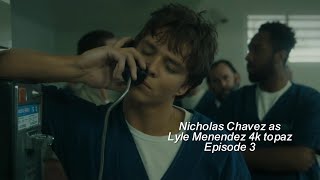 Nicholas Chavez as Lyle Menendez  4k topaz episode 3 [upl. by Sairu293]