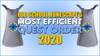 OSRSs Most EFFICIENT Quest Order [upl. by Hildy]