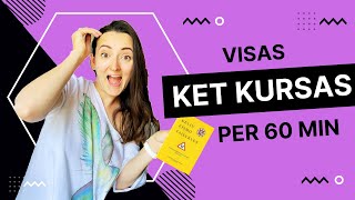 Visas KET kursas per 60 min [upl. by Enihpesoj]