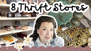 Thrift With Me  8 THRIFT STORES IN OMAHA  Thrifting VLOG [upl. by Nylek989]