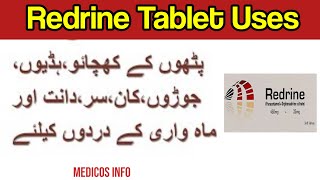 Redrine tablet uses in urdu  ParacetamolOrphenadrine citate tablet  Muscle Relxant tablet uses [upl. by Imoian]