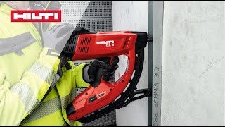 HOWTO Hilti GX 3 Gas Nailer  How to use [upl. by Rosenstein811]