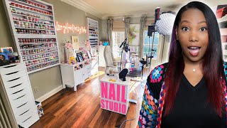 Organizing My NAIL STUDIO [upl. by Annaiek]