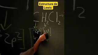 Estructura de Lewis del Diclorometano CH2Cl2 [upl. by Nomis]