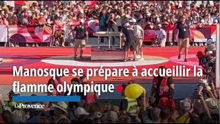 Manosque se prépare à accueillir la flamme olympique [upl. by Pulsifer]