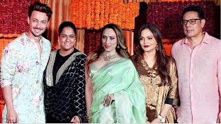 Salman Khan Sisters Arpita Alvira ampEx Girlfriend Iulia Vantur At Ramesh Taurani Diwali Party 2024 [upl. by Sonitnatsok810]