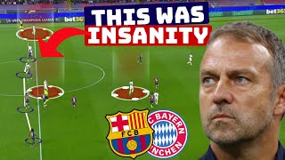 How Flick Destroyed The Bayern Machine  Tactical Analysis  Barcelona 41 Bayern Munich [upl. by Delora888]