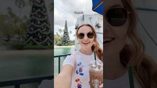 Starbucks Holiday Drinks at Disney World 🎄 Hollywood Studios Mini Vlog disney disneyworld vlog [upl. by Atnoid]