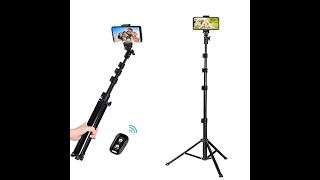 UBeesize Selfie Stick Tripod  How To Unbox and Set Up [upl. by Santa]