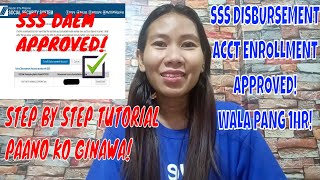 Paano mag enroll sa SSS Disbursement Account Enrollment 2022 I SSS DAEM 2022 [upl. by Perusse149]