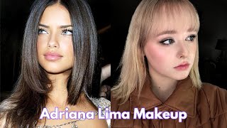 Adriana Lima 2000s Makeup Tutorial [upl. by Syah]