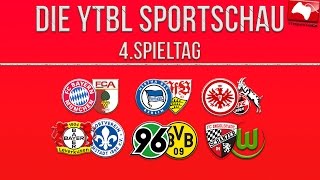 YTBUNDESLIGA SPORTSCHAU I MIT 2 NEUEN KOMMENTATOREN  I Samstagsspiele I 4 Spieltag [upl. by Theadora]