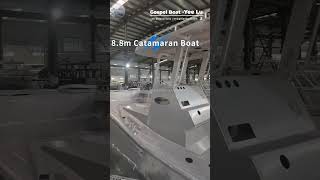 88m Catamaran Console Boat fishingboat catamaran fishing boat seaboat america aluminumboat [upl. by Atinhoj]