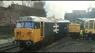 50015 Cold Start Up  East Lancs Railway 10109 [upl. by Eniamreg2]