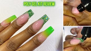 Testing out a Poly nail gel kit  Honest review  Morovan [upl. by Jesher361]