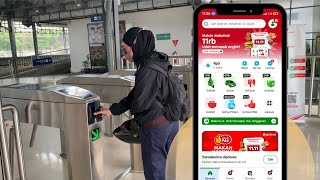 Cara Pesan Tiket KRL Solo Jogja Lewat Aplikasi Gojek Gotransit‼️ [upl. by Llibyc]