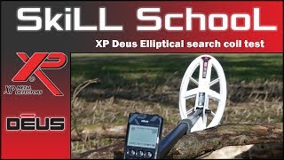 XP Deus metal detector  High Frequency Elliptical coil test [upl. by Gabby]