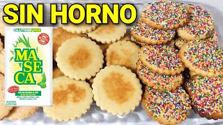 GALLETAS de VAINILLA sin HORNO en SARTÉN  GALLETAS en SARTÉN Sin HORNO Súper Crujientes PASO a PASO [upl. by Aratal377]