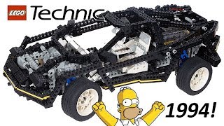 LEGO Technic Super Car  model 8880  unboxing and assembling [upl. by Lenuahs]