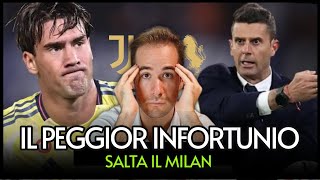 🚑 VLAHOVIC SI E’ INFORTUNATO JUVENTUS IN EMERGENZA  LIDEA DI THIAGO MOTTA [upl. by Suanne]