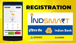 IndSMART Registration Indian Bank New Mobile Banking App [upl. by Feetal]