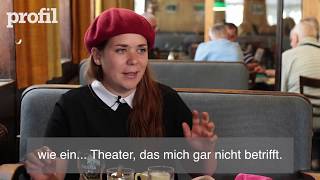 Stefanie Sargnagel im Interview quotMan muss sein Publikum auch ein bisschen hassenquot [upl. by Lorac]