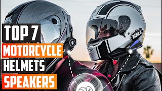 7 Best Motorcycle Helmet Speakers Enjoy Music and Calls While Riding [upl. by Suoinuj]