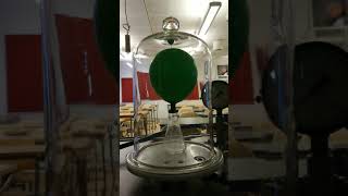 A piece of physics Needle and balloon in vacuum chamber experiment [upl. by Ysied]