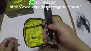 Vaporizador Herbal G Pro Grenco Science DGK Tutorial [upl. by Ayiram809]