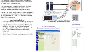 Yokogawa WT5000 Power Analyzer  EC61000311 Flicker Standard Test [upl. by Sheffield249]