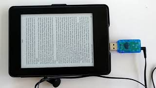 Kindle Paperwhite 3 VoiceView [upl. by Ennovyahs]