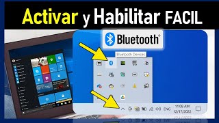 como activar bluetooth en windows 10 [upl. by Sorce795]