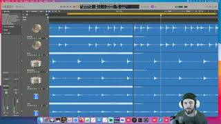 Logic Pro X Comping Multitrack Drums 1 [upl. by Anidualc]