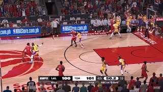 NBA 2K25 Gameday Mode  LAKERS vs RAPTORS FULL GAME HIGHLIGHTS [upl. by Hau]