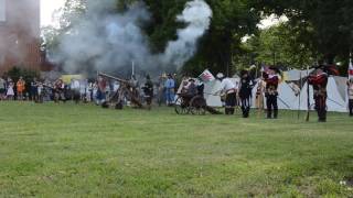 Wallensteintage Stralsund 2016 Ribauldequin Fehild in der Schlacht um Stralsund [upl. by Otti487]